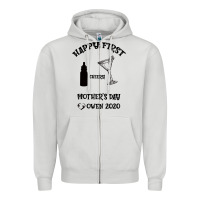 Dove Grey Happy Fırst Cheers Mother's Day Owen 2020 Zipper Hoodie - Bettercallsaul