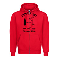 Red Happy Fırst Cheers Mother's Day Owen 2020 Zipper Hoodie - Bettercallsaul