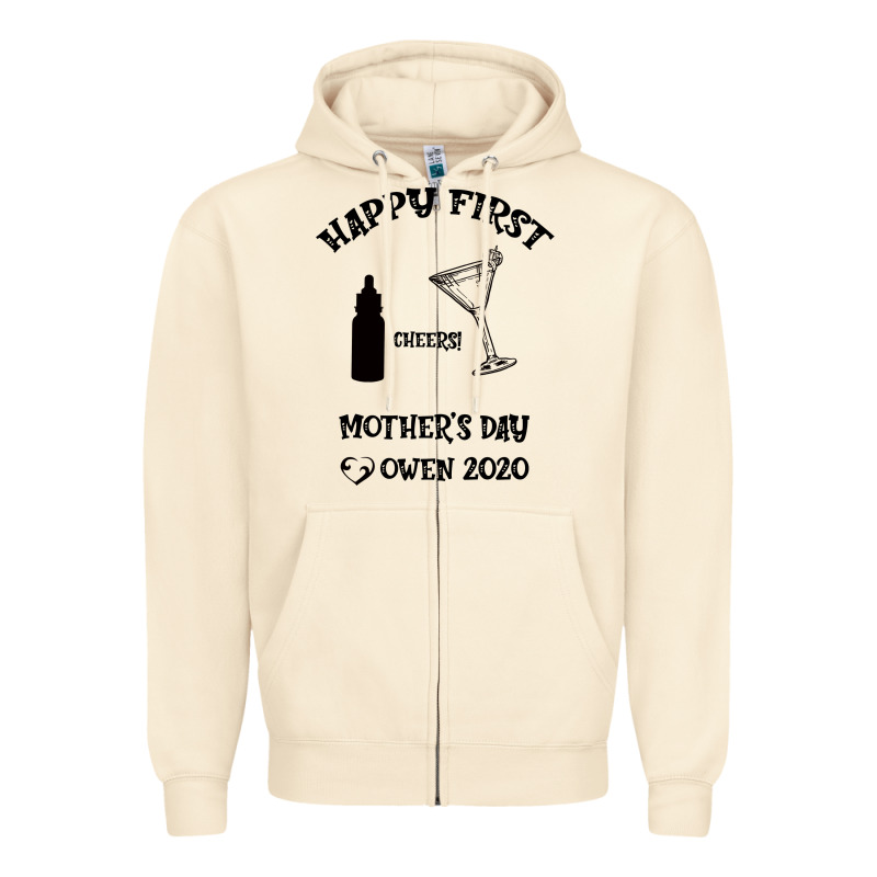 Happy Fırst Cheers Mother's Day Owen 2020 Zipper Hoodie by Bettercallsaul | Teevron