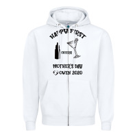 White Happy Fırst Cheers Mother's Day Owen 2020 Zipper Hoodie - Bettercallsaul