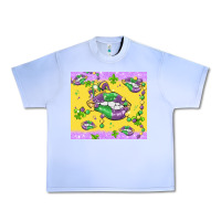 Grape Ice mardi gras lips Urban Heavy Tee - MaliasSmallBusiness