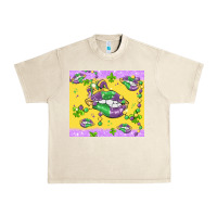 Sandshell mardi gras lips Urban Heavy Tee - MaliasSmallBusiness