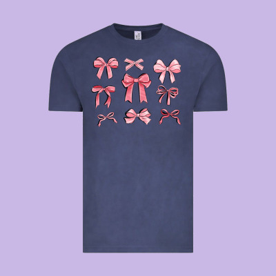 Pink Ribbons Vintage Tee Designed By Maliassmallbusiness