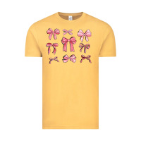 Vintage Mustard pink ribbons Vintage Tee - MaliasSmallBusiness