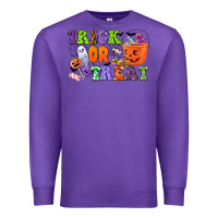 Purple trick or treat Premium Sweatshirt - CowGirlArtShop