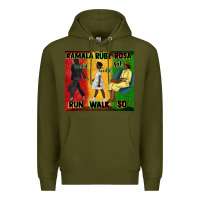 Army Green rosa sat so ruby could walk so kamala could run tu Premium Hoodie - CowGirlArtShop