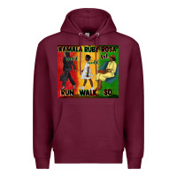 Burgundy rosa sat so ruby could walk so kamala could run tu Premium Hoodie - CowGirlArtShop