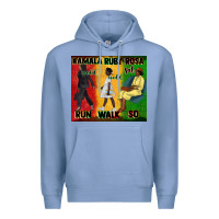 Colony Blue rosa sat so ruby could walk so kamala could run tu Premium Hoodie - CowGirlArtShop