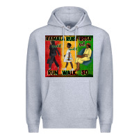 Heather Grey rosa sat so ruby could walk so kamala could run tu Premium Hoodie - CowGirlArtShop