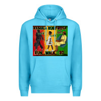Ocean Blue rosa sat so ruby could walk so kamala could run tu Premium Hoodie - CowGirlArtShop