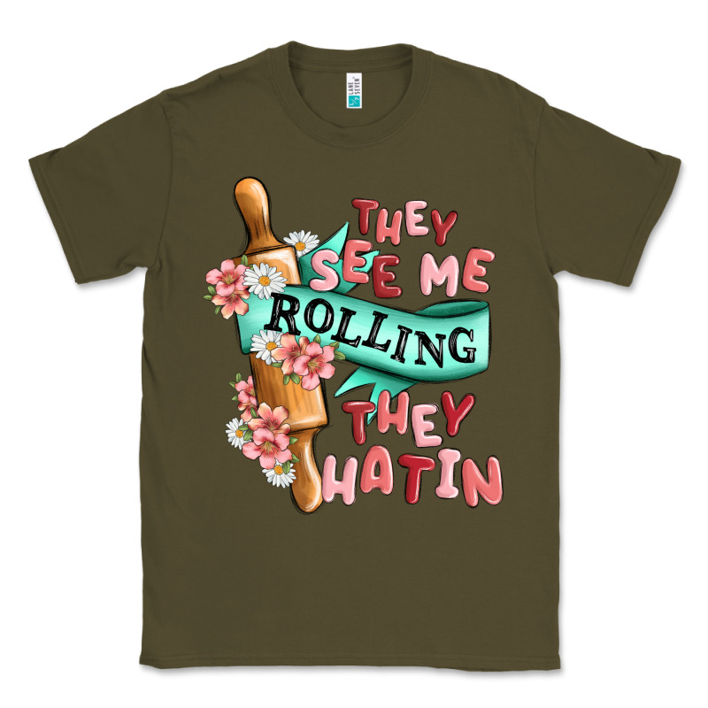 They See Me Rolling They Hatin Classic Tee by MaliasSmallBusiness | Teevron