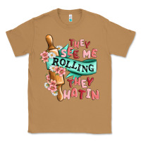 Toasted Coconut they see me rolling they hatin Classic Tee - MaliasSmallBusiness
