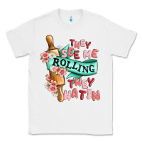 White they see me rolling they hatin Classic Tee - MaliasSmallBusiness
