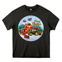 Asphalt merry christmas small town christmas ornament Heavy Core Tee - BundleAndBundleShop