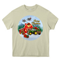 Mossy merry christmas small town christmas ornament Heavy Core Tee - BundleAndBundleShop