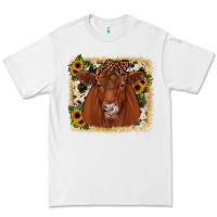 White red angus cowhide sunflower Premium Tee - JahusDesignShop