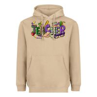 Mushroom teacher mardi gras Heavyweight Hoodie - CowGirlArtShop