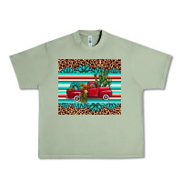 Oil Green truck gemstone leopard Urban Heavy Tee - AdoDesignShop
