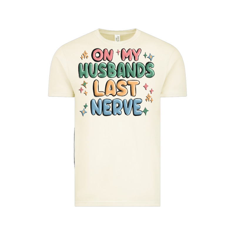 On My Husbands Last Last Nerve Vintage Tee by MaliasSmallBusiness | Teevron