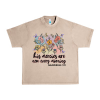 French Oak his mercies are new every morning Urban Heavy Tee - MaliasSmallBusiness