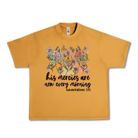 Peanut Butter his mercies are new every morning Urban Heavy Tee - MaliasSmallBusiness