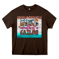 Chocolate Brown soul of a mermaid mouth of a sailor Heavy Core Tee - JahusDesignShop