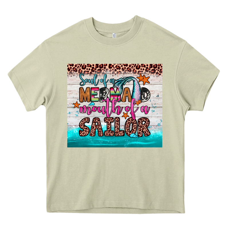 Soul Of A Mermaid Mouth Of A Sailor Heavy Core Tee by JahusDesignShop | Teevron