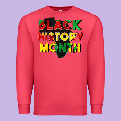 Black History Month Premium Sweatshirt Designed By Cowgirlartshop