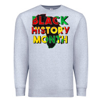 Heather Grey black history month Premium Sweatshirt - CowGirlArtShop