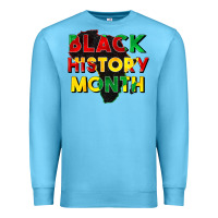 Ocean Blue black history month Premium Sweatshirt - CowGirlArtShop