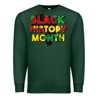 Sports Green black history month Premium Sweatshirt - CowGirlArtShop