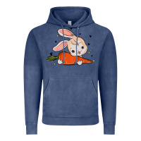 Vintage Denim so hoppin boujee easter bunny stanley Vintage Hoodie - MaliasSmallBusiness