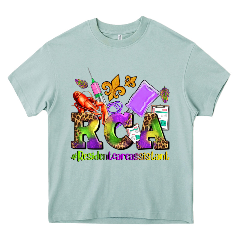 Mardi Gras Rca Resident Care Assistant Heavy Core Tee by AdoDesignShop | Teevron