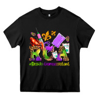 Black mardi gras rca resident care assistant Heavy Core Tee - AdoDesignShop