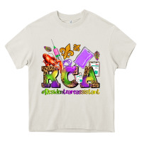 Cream mardi gras rca resident care assistant Heavy Core Tee - AdoDesignShop