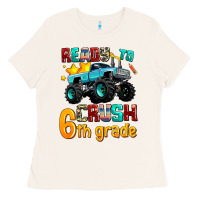 Bone ready to school crush 6th grade Ladies Tee - AdoDesignShop