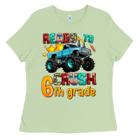 Matcha ready to school crush 6th grade Ladies Tee - AdoDesignShop