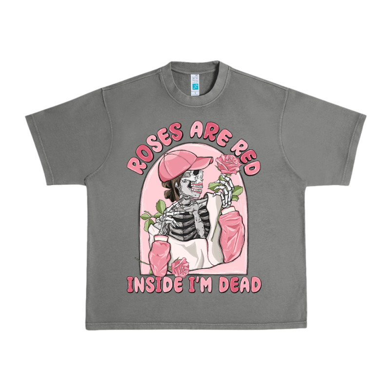 Roses Are Red Inside I'm Dead Urban Heavy Tee by MaliasSmallBusiness | Teevron