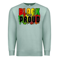 Seafoam black and proud Premium Sweatshirt - CowGirlArtShop