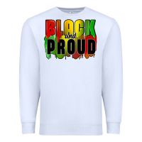 White black and proud Premium Sweatshirt - CowGirlArtShop