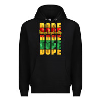 Black unapologetically dope cowgirl Premium Hoodie - CowGirlArtShop