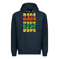 Navy unapologetically dope cowgirl Premium Hoodie - CowGirlArtShop