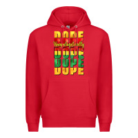 Red unapologetically dope cowgirl Premium Hoodie - CowGirlArtShop