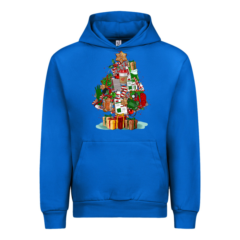 Nurse Christmas Tree Urban Hoodie by FaDigitalArtStudio | Teevron