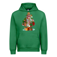 Emerald nurse christmas tree Urban Hoodie - FaDigitalArtStudio