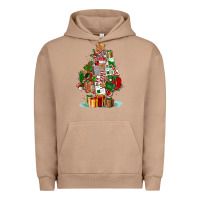 Pigment Burro nurse christmas tree Urban Hoodie - FaDigitalArtStudio
