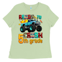 Matcha ready to school crush 5th grade Ladies Tee - AdoDesignShop