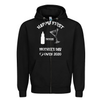 Black Happy Fırst Cheers Mother's Day Owen 2020 Zipper Hoodie - Bettercallsaul