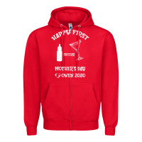Red Happy Fırst Cheers Mother's Day Owen 2020 Zipper Hoodie - Bettercallsaul