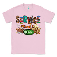 Bubblegum Pink service mode on woman version Classic Tee - NancyCooperArtShop